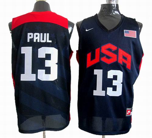 Chris Paul 2012 USA Basketball blue Jersey