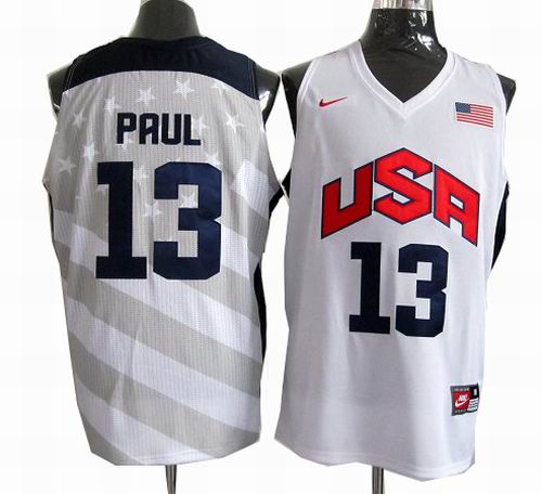 Chris Paul 2012 USA Basketball white Jersey