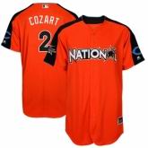 Cincinnati Reds #2 Zack Cozart  Orange National League 2017 MLB All-Star MLB Jersey