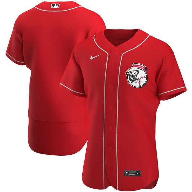 Cincinnati Reds Men's Nike Red Alternate 2020 Authentic Team MLB Jersey
