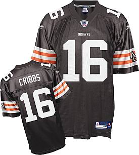 Cleveland Browns #16 Joshua Cribbs jersey Team Color brown