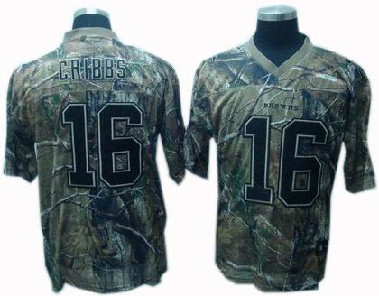 Cleveland Browns #16 Joshua Cribbs jerseys realtree jersey