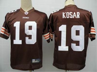 Cleveland Browns #19 Bernie Kosar brwon Jersey