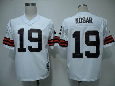 Cleveland Browns #19 Bernie Kosar white Jersey