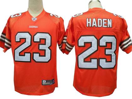 Cleveland Browns #23 Joe Haden jersey orange