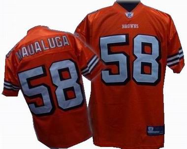 Cleveland Browns #58 MAUALUGA orange