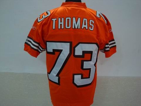 Cleveland Browns #73 Joe Thomas orange