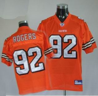 Cleveland Browns #92 Rogers orange