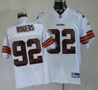 Cleveland Browns #92 Rogers white