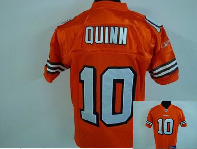 Cleveland Browns 10# Brady Quinn orange