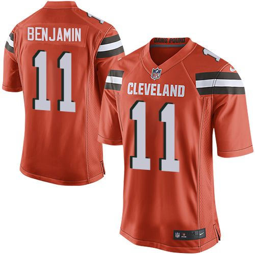 Cleveland Browns 11 Travis Benjamin Orange Alternate Nike NFL New Elite Jersey