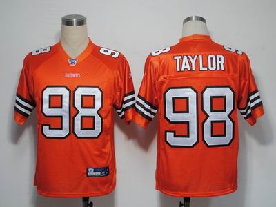 Cleveland Browns 98 Phil Taylor Orange