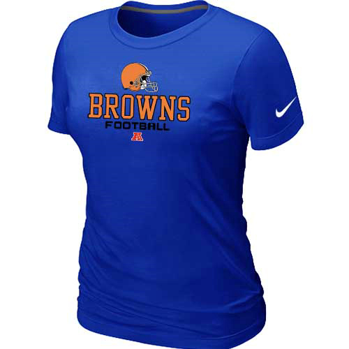 Cleveland Browns Blue Women's Critical Victory T-Shirt