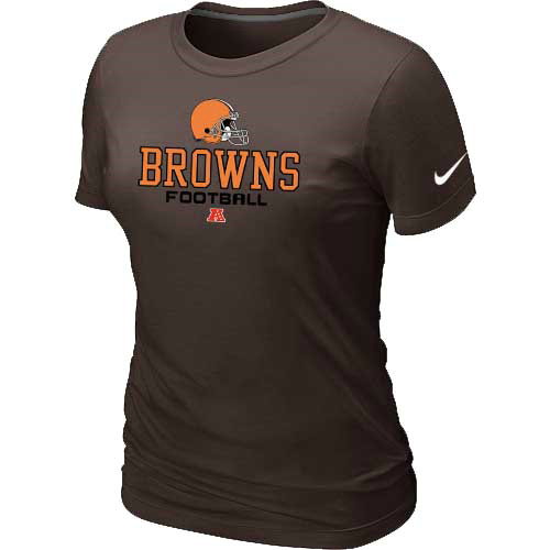 Cleveland Browns Brown Women's Critical Victory T-Shirt