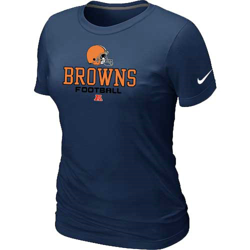 Cleveland Browns D.Blue Women's Critical Victory T-Shirt