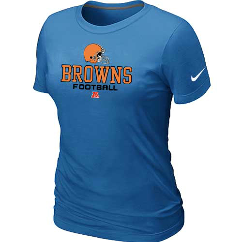 Cleveland Browns L.blue Women's Critical Victory T-Shirt