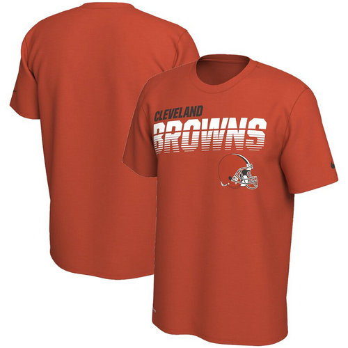 Cleveland Browns Nike Sideline Line Of Scrimmage Legend Performance T-Shirt Orange