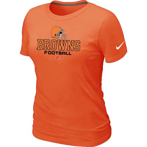 Cleveland Browns Orange Women's Critical Victory T-Shirt
