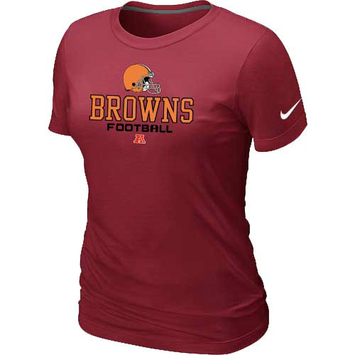 Cleveland Browns Red Women's Critical Victory T-Shirt