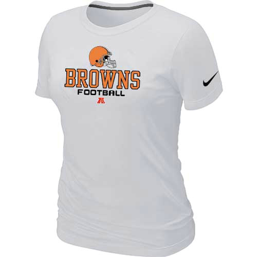 Cleveland Browns White Women's Critical Victory T-Shirt