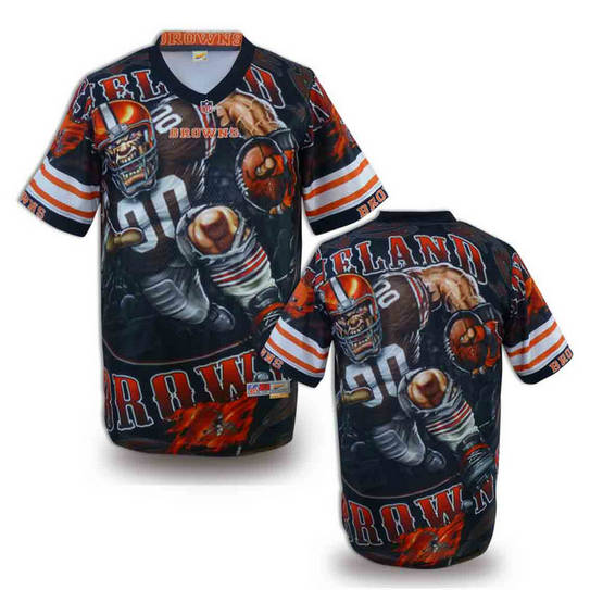 Cleveland Browns blank fashion NFL jerseys(1)