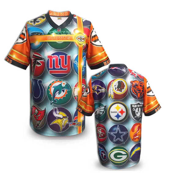 Cleveland Browns blank fashion NFL jerseys