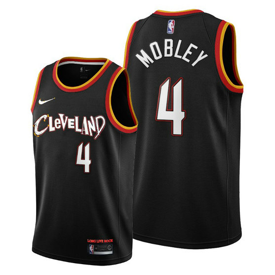 Cleveland Cavaliers #4 Evan Mobley Black Jerseys