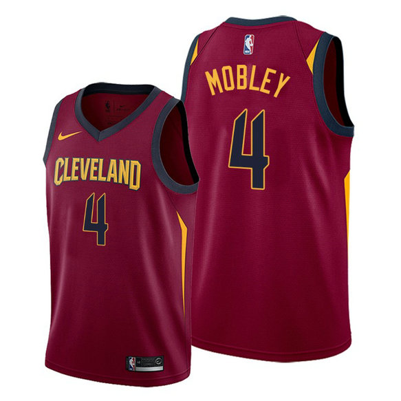 Cleveland Cavaliers #4 Evan Mobley Red Jersey
