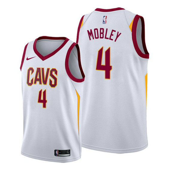 Cleveland Cavaliers #4 Evan Mobley White Jersey