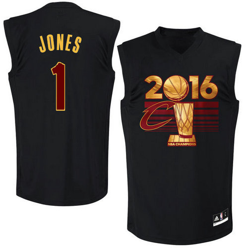 Cleveland Cavaliers 1 JONES Black 2016 NBA Finals Champions Jerseys-008