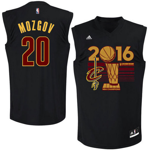 Cleveland Cavaliers 20 MOZGOV Black 2016 NBA Finals Champions Jerseys-021