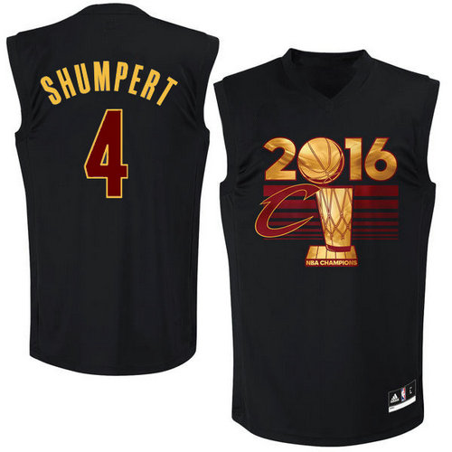 Cleveland Cavaliers 4 SHUMPERT Black 2016 NBA Finals Champions Jerseys-010