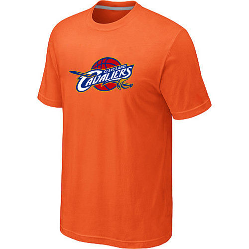 Cleveland Cavaliers Big Tall Primary Logo Orange T Shirt
