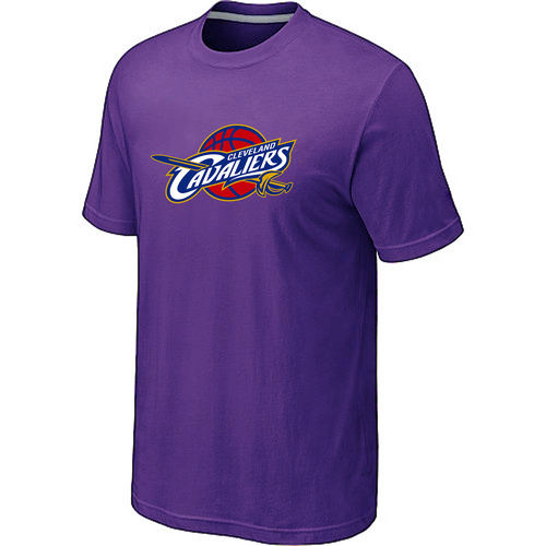 Cleveland Cavaliers Big Tall Primary Logo Purple T Shirt