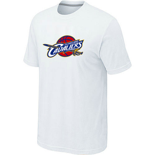 Cleveland Cavaliers Big Tall Primary Logo White T Shirt