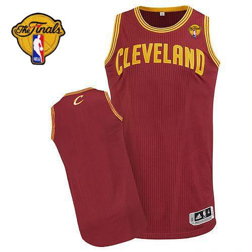 Cleveland Cavaliers Blank Red The Finals Patch Revolution 30 NBA Jersey