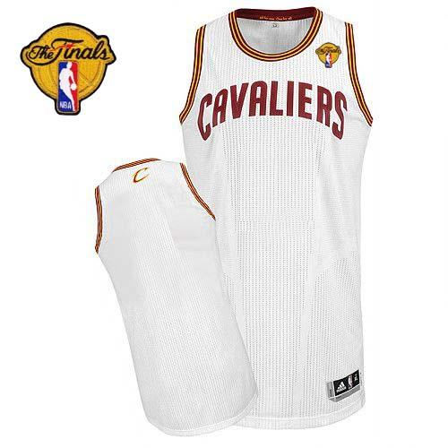 Cleveland Cavaliers Blank White The Finals Patch Revolution 30 NBA Jersey