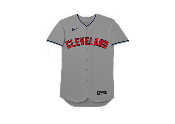 Cleveland Guardians Men's Nike Gray Road 2021 Authentic Official Team MLB Jersey
