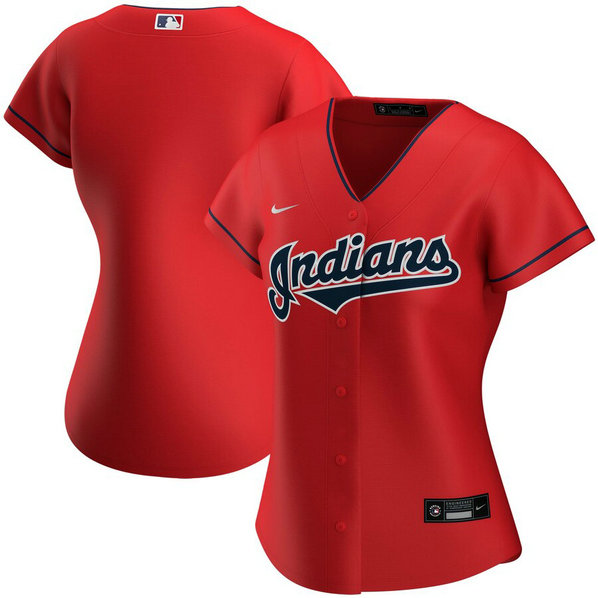 Cleveland Indians Nike Women's Alternate 2020 MLB Team Jersey Red