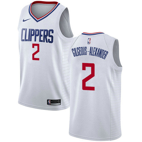 Clippers #2 Shai Gilgeous-Alexander White Women's Basketball Swingman Association Edition Jersey