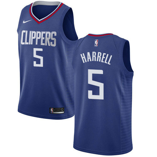 Clippers #5 Montrezl Harrell Blue Women's Basketball Swingman Icon Edition Jersey