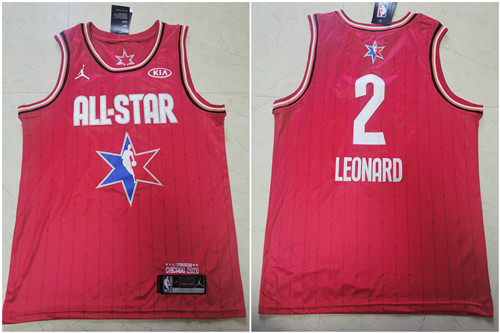 Clippers 2 Kawhi Leonard Red 2020 NBA All-Star Jordan Brand Swingman Jersey