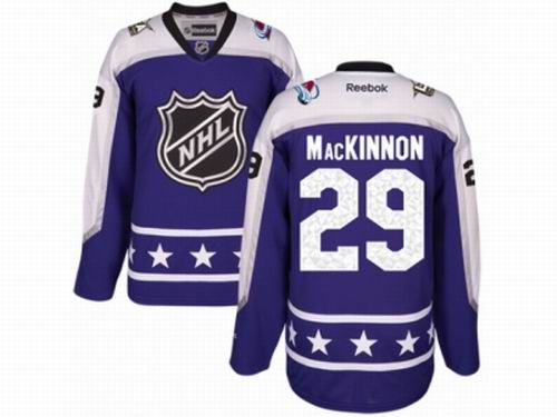 Colorado Avalanche #29 Nathan MacKinnon Purple Central Division 2017 All-Star NHL Jersey