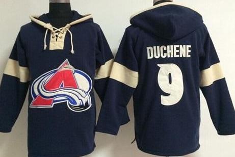 Colorado Avalanche 9 Matt Duchene Blue Pullover NHL Hoodie