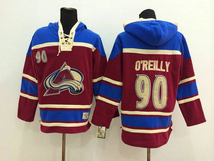 Colorado Avalanche 90 Ryan O-Reilly Red NHL hockey hoddies