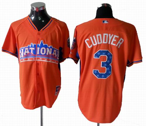 Colorado Rockies 3# Michael Cuddyer 2013 All Star orange Jersey