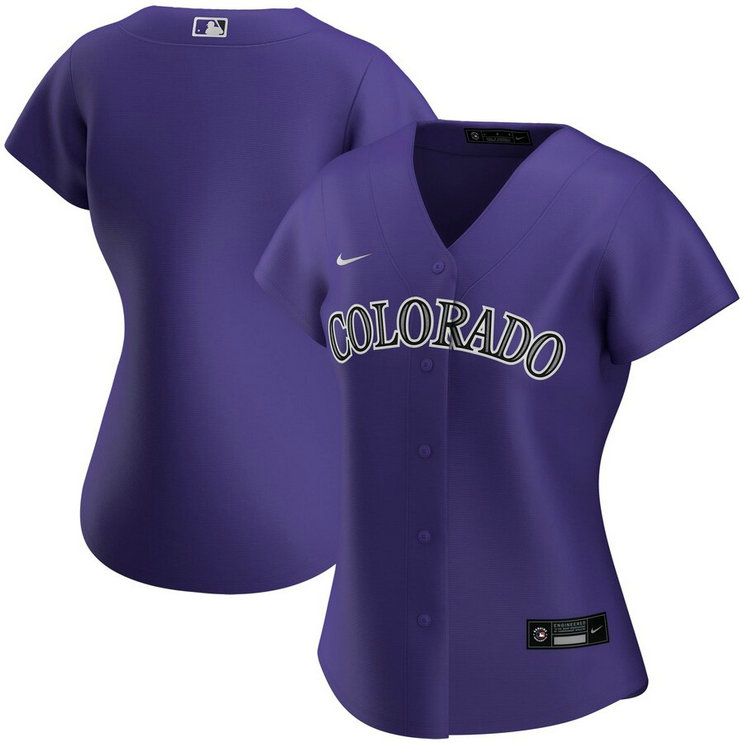 Colorado Rockies Nike Women's Alternate 2020 MLB Team Jersey Purple