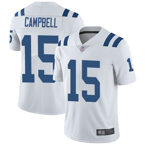 Colts #15 Parris Campbell White Youth Stitched Football Vapor Untouchable Limited Jersey