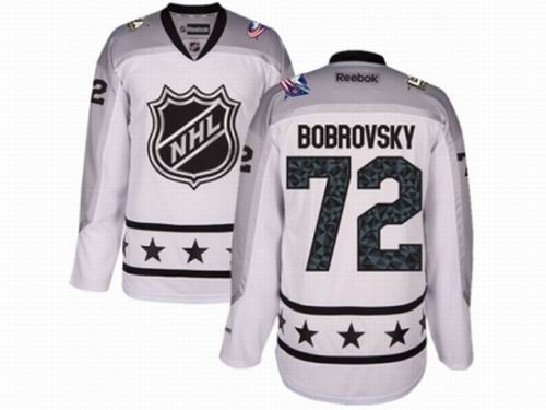 Columbus Blue Jackets #72 Sergei Bobrovsky White Metropolitan Division 2017 All-Star NHL Jersey