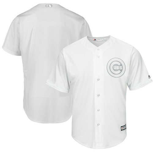 Cubs Blank White 2019 Players' Weekend Player Jersey